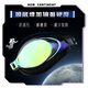 YINGFA coated myopia swimming goggles for women, waterproof, anti-fog, high-definition swimming goggles for men, large frame, customizable prescription, professional swimming goggles, black coated model - myopia swimming goggles, please note to customize the left and right eye prescription or contact customer service