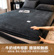 Frangomo Milk Velvet Sheet Single Piece Coral Velvet Bedspread Plus Velvet Mattress Cover Protective Cover Winter Anti-Slip Sheet 2023 Dark Gray 180x200cm Single Fitted Sheet Suitable for 5-25cm Mattress