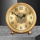 Cairns high-end brass pendulum table clock living room modern simple desktop clock ornaments sitting pendulum clock 2025 new 0806B multi-layered copper frame + classic dial