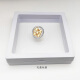 Jun Kiss High-End-Männer Brosche High-End-Luxus-Luxus-Luxus-Kragen Pin Business-Anzug Accessoires Pin Brosche Abzeichen Iris Manschettenknöpfe (1 Paar schwimmender Geschenkbox)
