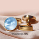 William Milton Deep Sea Blue Mother Lily Cuff Links Мужской высококачественный манжет ламп роскошной подарочная коробка серебряная мама Лили резня
