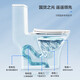 ArROW Bathroom Large Impact Jet Siphon Anti-odor and Water-saving Toilet Household Reducing Cover Plate Joint Pumping Toilet [T32 Engineering Race 12609 305/300mm