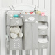 Crib Storage Hanging Bag Crib Aufbewahrungsbeutel Hängende Beutel Nachtwindel Aufbewahrung Neugeborenes Nachtbeutel Avocado Green (normaler Stil - normaler Haken)