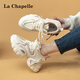 La Chapelle Chaussures féminines chaussures papa chaussures en mesh chaussures de sport légèrement respirant léger semelles épaisses chaussures de course femme doux mi zi q695 40