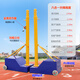 Badminton net frame outdoor badminton column mobile lifting volleyball air volleyball net frame multifunctional net frame + badminton net + volleyball net