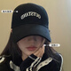 Bangboshi big head circumference baseball hat men's trendy baseball cap women solid color casual outdoor sports sunshade four seasons sun hat baseball cap OUTSTAND [increase head circumference - black]