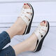 Chaoyunyue Les pantoufles à talons hauts pour femmes portent une maison épaisse à la mode maison non glissée Mother Soft Solen Social Talals Sandales 9854 Talons hauts Sole épaisse Pleffe blanche Sole épaisse taille 40 [Convient à la taille de 39 pieds]