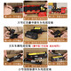 Snaen Children's Train Toys Boys and Girls Retro Steam Tall Track Track Set 3-6-12 Years Children's Birthday Gift