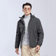 Specht (Tucano) plus Samtintegrierte Jacke für Frauen und Männer einschichtiger Außen- und Winterbergsteigerjacke warme weiche Schalen-Windbreaker 9930a dunkelgrau-Men [Solid Color] 4xl