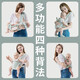 贝佑婴儿哄睡背带宝宝轻便前后两用外出新生儿前抱式简易背带 粉色-四季款0-3岁+防护帽+含口袋