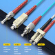 Zhongtian Hengke 10G multi-mode fiber jumper lc-lc 1 meter OM3 dual-core pigtail cable Telecom grade low smoke halogen-free LSZH bending resistant fiber optic equipment special jumper ZT-L101