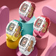 Bugatti (Bonest Gatti) Watch Phantom Serie Frauen Mode Automatische mechanische Uhren geben dem Jubiläum der Freundin Valentinstag Geburtstagsgeschenk BG9906-L1 Keramik Weiß