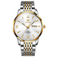 
Top 10 OLEVS Brands Swiss Certified Watch Men's Mechanical Watch Fully Automatic Double Calendar Luminous Waterproof Business Men's Watch Olevs9928 Men-Steel Belt White Free Engraving