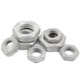 Hot-dip galvanized thin nut hot-dip galvanized flat nut GB6172 hexagonal flat female thin female screw cap M16 [10 pieces]