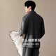 Antarctic people [anti-bacterial mite removal] men's pajamas men's cotton autumn cardigan long sleeves can be worn on the outside of four seasons cotton home clothes XL
