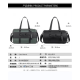 CateiKarrui travel bag men's short-distance business trip handbag large capacity dry and wet separation fitness bag luggage bag casual business bag black one size