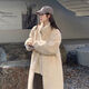 Gu Bing simulated fur coat for women winter imitation mink coat thickened loose lamb fur one-piece mid-length milk white [self-priming buckle] L [130-150Jin [Jin equals 0.5 kg]]