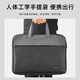 永乾（YongQian）商务手提文件袋公文包男女通用人气办公资料包前袋有拉链B4事务包带拉杆固定带 事务袋高颜值6913 灰色（尺寸：380*310*60MM）