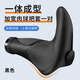 Ziwu Dry Bicycle Handlebar Cover Universal Rubber Silicone Mountain Bike Vice Handlebar Glove Cow Sheep Horn Bicycle Handle Grip Cover Accessories One-piece Meat Ball Handlebar Cover with Vice Grip Black
