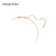 Swarovski (SWAROVSKI) Stilla Round necklace pendant light luxury niche gifts for girlfriends rose gold plated 5636272