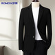 Luo Meng suit men's slim spring and autumn business youth small suit casual single suit jacket formal wear professional wear top suit