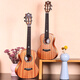 Ajima AJIMA Full Single Mahogany Ukulele Small Guitar Beginners Male Student Adult Female Uklili A3 23-inch Log Color A3 Full Single Matte