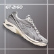 ASICS GT-2160 Herren-Laufschuhe atmungsaktive stabile stabile schockabsorbierende Laufschuhe lässige und komfortable Sportschuhe [1203A320-100] Gold und silberne reguläre Schuhe 39.5