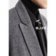 
Earl Dowel Goose-in-Line Full Wool Double-Side Wool Coat 100% Men's Long Over-Knee Warm Jacket 2024 Autumn and Winter New Style Black (plus removable-Goose-In-Line) M (170)