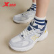 Zapatos para hombres xtep deportes zapatos casuales de primavera y mal de verano la elástica suave suave elástica ligera elevada papá zapatos casuales hombres