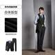 Heilan House (HLA) suit men's 24 autumn new light business three-piece suit suit for men black 13 (suit + vest + trousers) 180/96A 50A recommended 150~160Jin Jin equals 0.5 kg