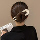 Mengkeduo acetic acid U-shaped hairpin for women, retro ball headband, hairpin, Chinese-style high-end elegant daily hairpin, U-shaped hairpin (off-white)