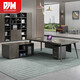 Jingyi Demei Boss Desk Desk Manager Supervisor Desk and Chair Combination Fashion Desk 1.8 Meter Boss Desk