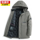 
Hengyuanxiang cotton coat men's winter coat middle-aged daddy's winter clothes new down cotton coat thickened warm cotton jacket Navy 2XL Recommended 110-130Jin [Jin equals 0.5 kg]