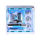 LIANLI联力包豪斯O11 Vision Compact 海景房台式电脑机箱 白色 /三面玻璃/中塔机箱/