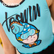 TOSWIM children's swimsuit girls one-piece medium and large children's swimsuit quick-drying sun protection summer new style Dinosaur Knight 140CM