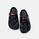 Kappa Kidskapppakids Kapa 2024 Summer Nouveau trou Chaussures tendance et polyvalent moyens et grands enfants, garçons et filles, confortable noir simple 35 -36
