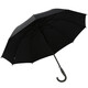 Paradise increased sun protection umbrella straight pole ten bone reinforcement vinyl 193E upgraded version black