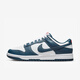 
NIKE Nike Dunk Low Retro White Navy Anti-slip and wear-resistant Men's Low-top Lightweight Casual Shoes DD1391-400 38.5