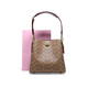 
CoaCH (COACH) [same price 618] Women's printed fashionable one-shoulder crossbody handbag 618 khaki with brown and red C3890B4NQ4