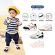 Dr. Jiang (Drkong) Spring and Automne Chaussures de bébé confortables pour hommes et femmes, chaussures saines confortables respirantes, chaussures de devant domestiques polyvalentes, abricot / violet 20, la longueur du pied est d'environ 11,4-11.9