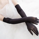 Orange egg tart 2D cos Japanese stockings gloves Sexy five-finger seamless anti-hook long transparent etiquette gloves for women white seamless five-finger gloves