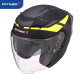 Ruimi (Rymic) Motorradhelm 3C Zertifiziert professionelle Motorrad-Reithelm-Doppellinse Drei Viertel Helm Männer und Frauen vier Jahreszeit