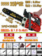YAY Yamaha chain saw small household single-handheld imported lightweight bamboo gas gasoline chainsaw felling saw tree felling machine 10 inches 9999 double row model with 2 imported chains