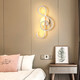 Pinju bedside lamp background wall modern simple personalized creative corridor LED bedroom decoration wall light DP1888 DP1105-200 neutral light LED (white)