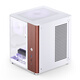 JONSBO TK-0 white hyperboloid sea view room ITX chassis (aluminum alloy shell/SFX power supply position/walnut wood veneer/division structure/vertical and horizontal placement/Type-c)