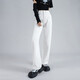 Simple 2023 Automne et hiver nouveau pantalon en denim polyvalent pour les femmes coréennes hautes hautes rythmes décontractés pantalons de plancher à jambes droits rétro 9853 xs