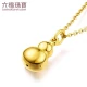 Luk Fook Jewelry Pure Gold Gourd Gold Pendant Pendant Without Necklace Price L01GTBP0009 About 1.23g
