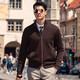 Mr. Bubasulan Lana Collar Collar Spring Sweater Sweater masculino BT12128 CIROTE XL (180)