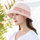 Lanshimeng tragen Sommer-Strohhut Frauen UV Sonnenschutzhaube Sonnenhuße gekräuselte Top-Hut Fischermodus Mode Sonnenhut Hut Kaffee Erwachsener pro Größe (verstellbarer Hutkreis 55-58 cm)