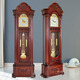 
Yunhao European style villa luxury vertical clock living room Chinese retro seat clock solid wood mechanical clock retro floor pendulum clock 9922